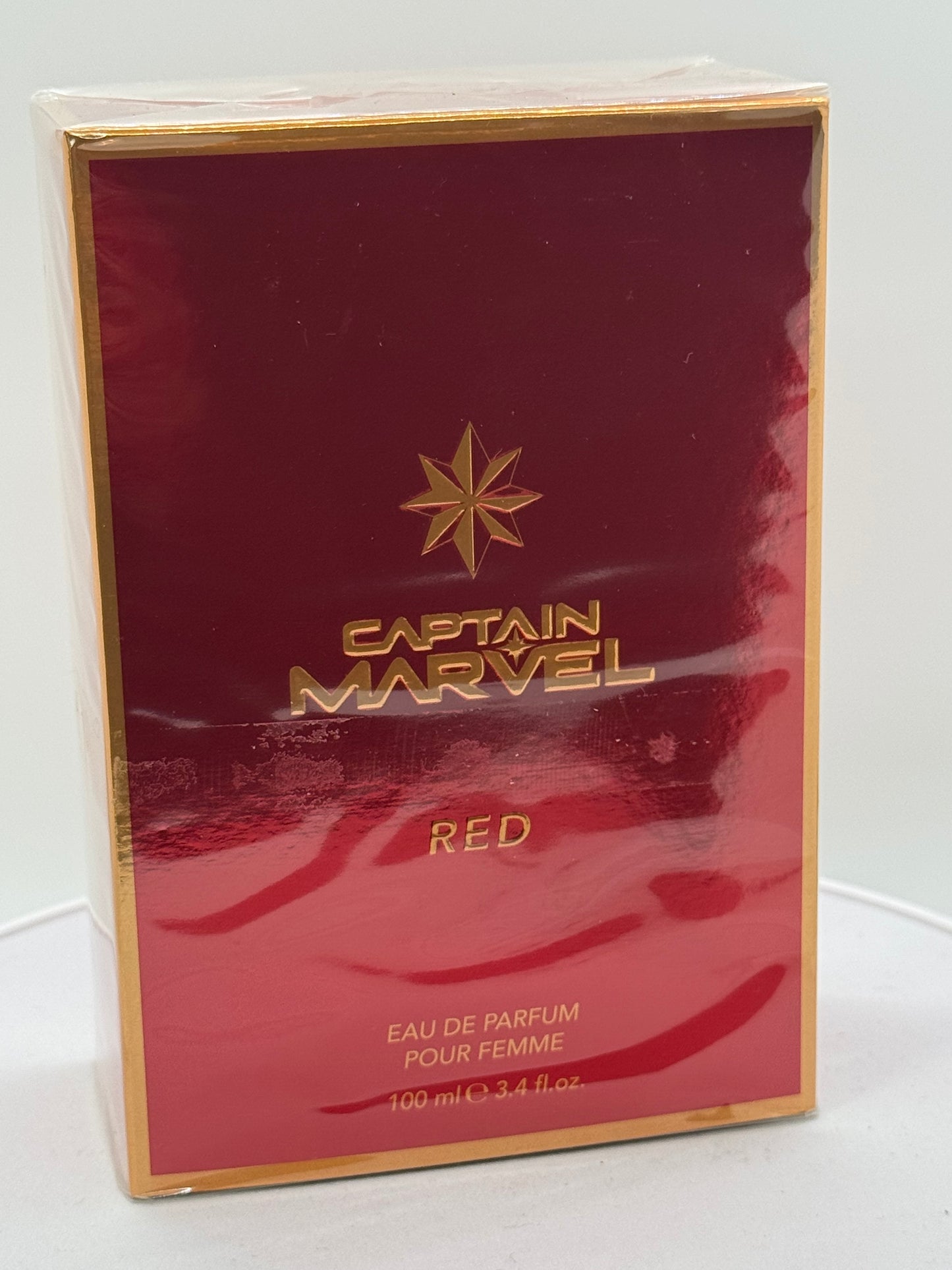 Capitan Marvel Red By Marvel For Women Eau De Parfum Spray 3.4oz NEW