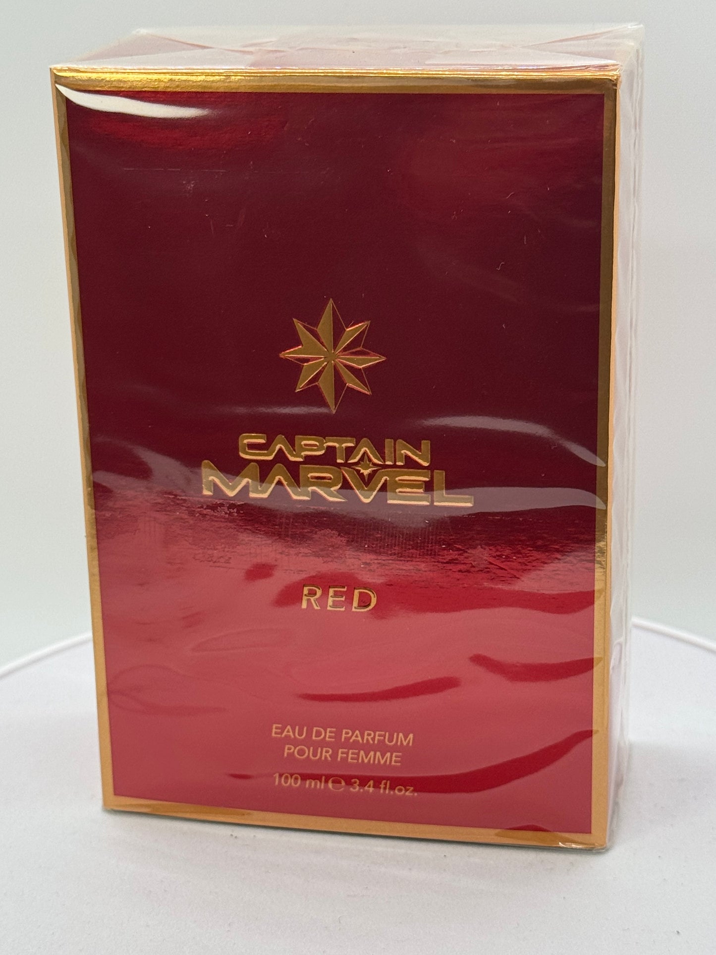 Capitan Marvel Red By Marvel For Women Eau De Parfum Spray 3.4oz NEW