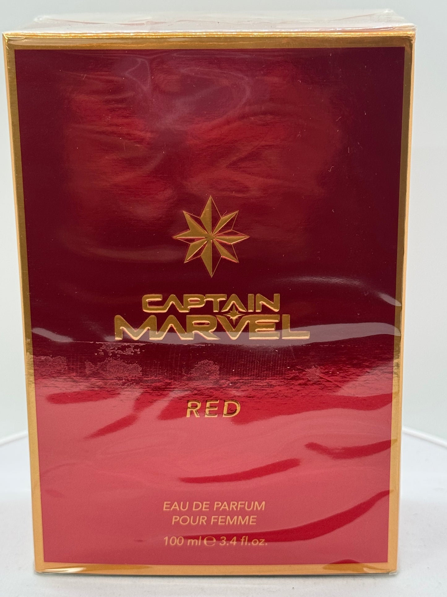 Capitan Marvel Red By Marvel For Women Eau De Parfum Spray 3.4oz NEW