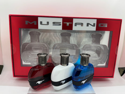 Mustang Gift Set EDT Red + White + Blue