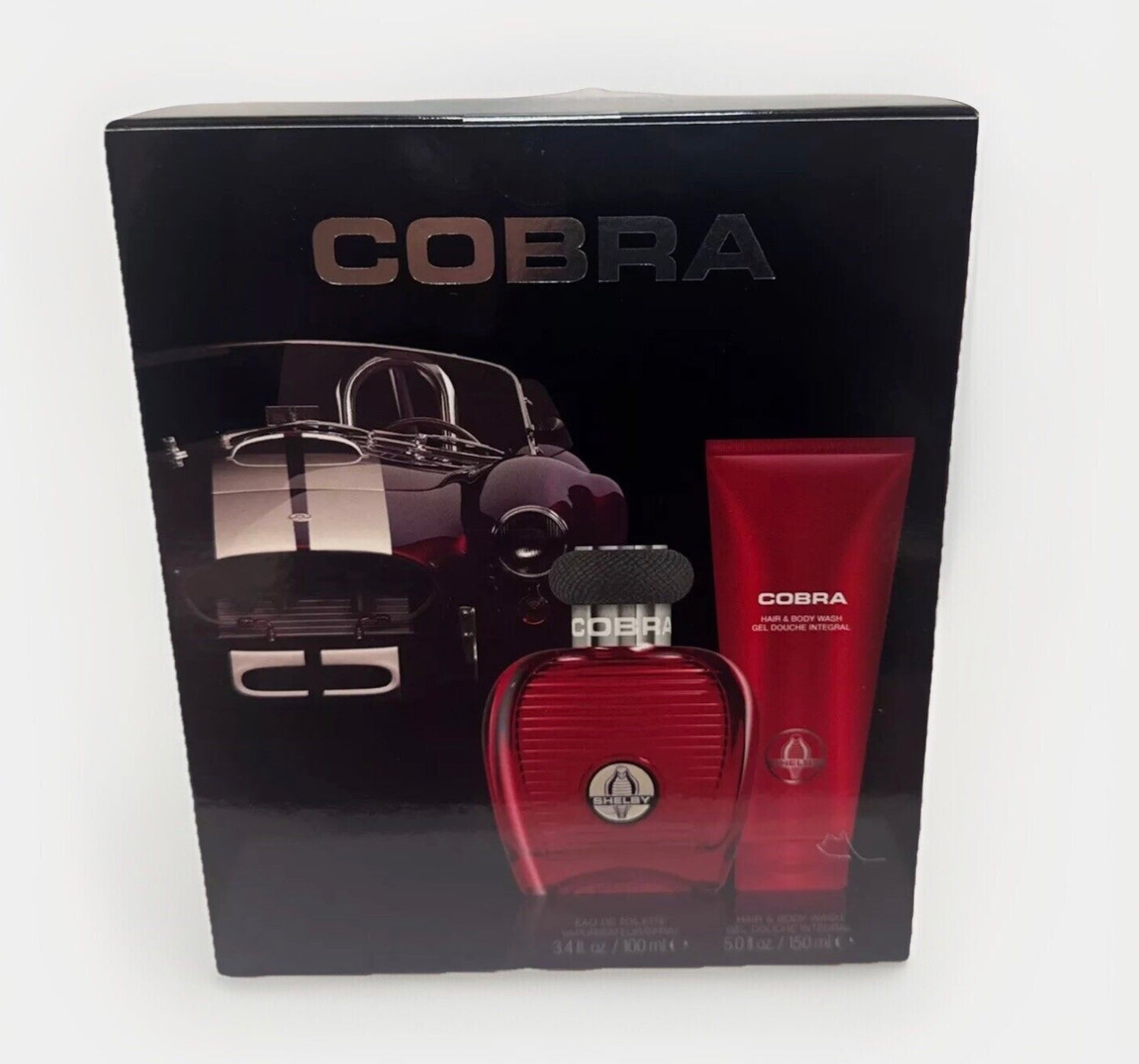 Shelby Cobra Red EDT + Hair and Body Wash