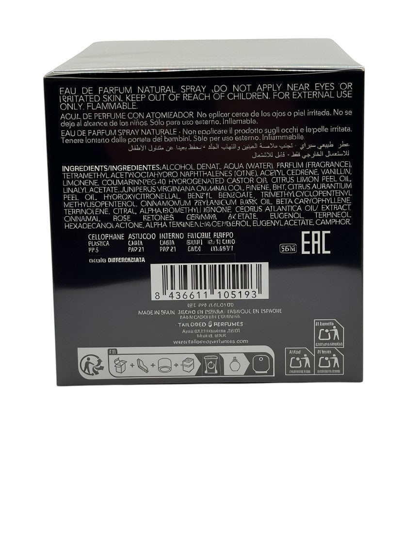 Paradime Enterprise LLC Pepe Jeans London Addictive Indulgence EDP fragrance box back label with ingredients list