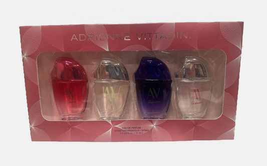 Adrien Vittadine Glamour By AV For Women Set EDP 4 0.5 Fl Oz Womens Gift Set