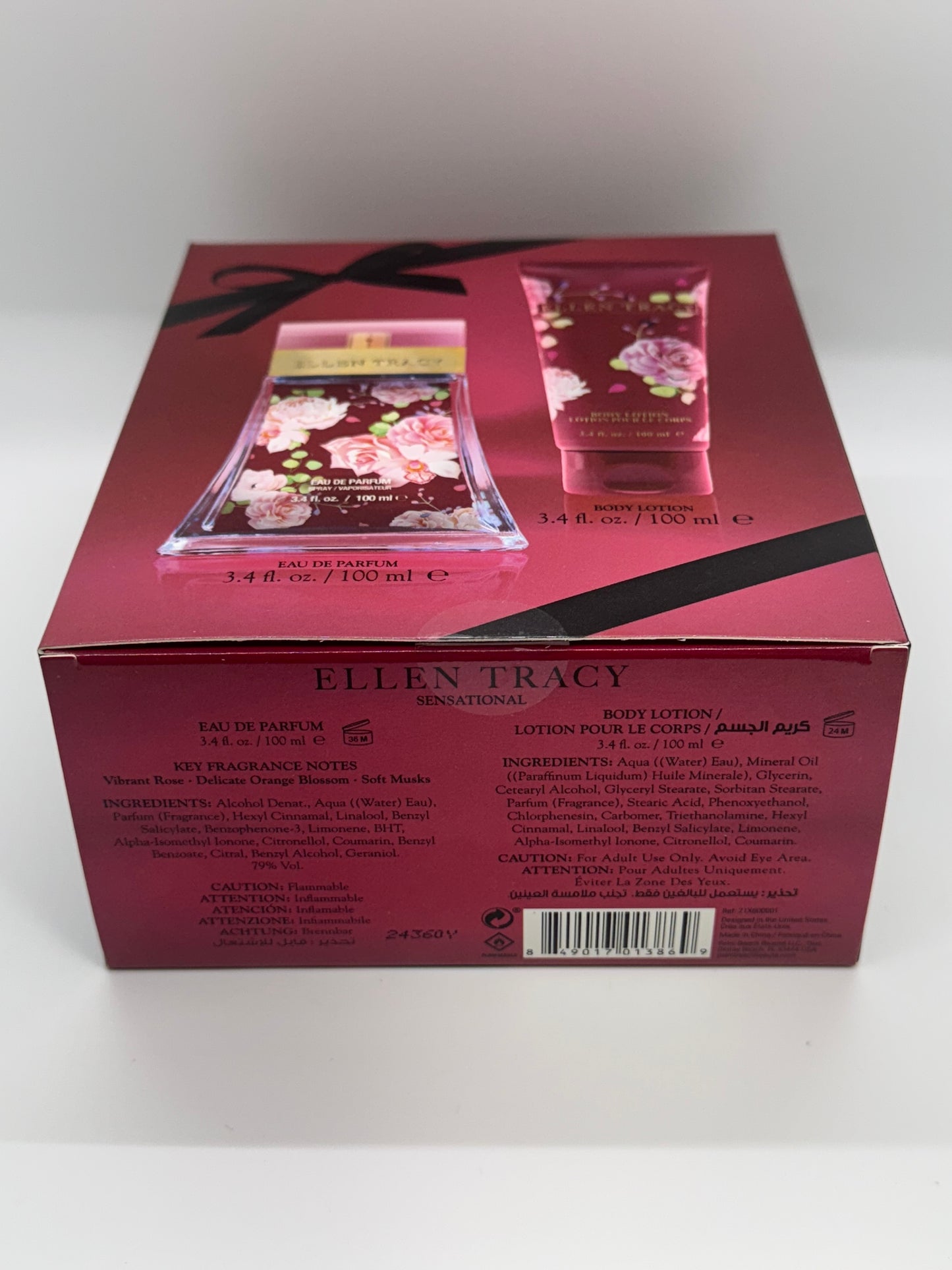 Ellen Tracy Red Sensational Gift Set EDP + BL