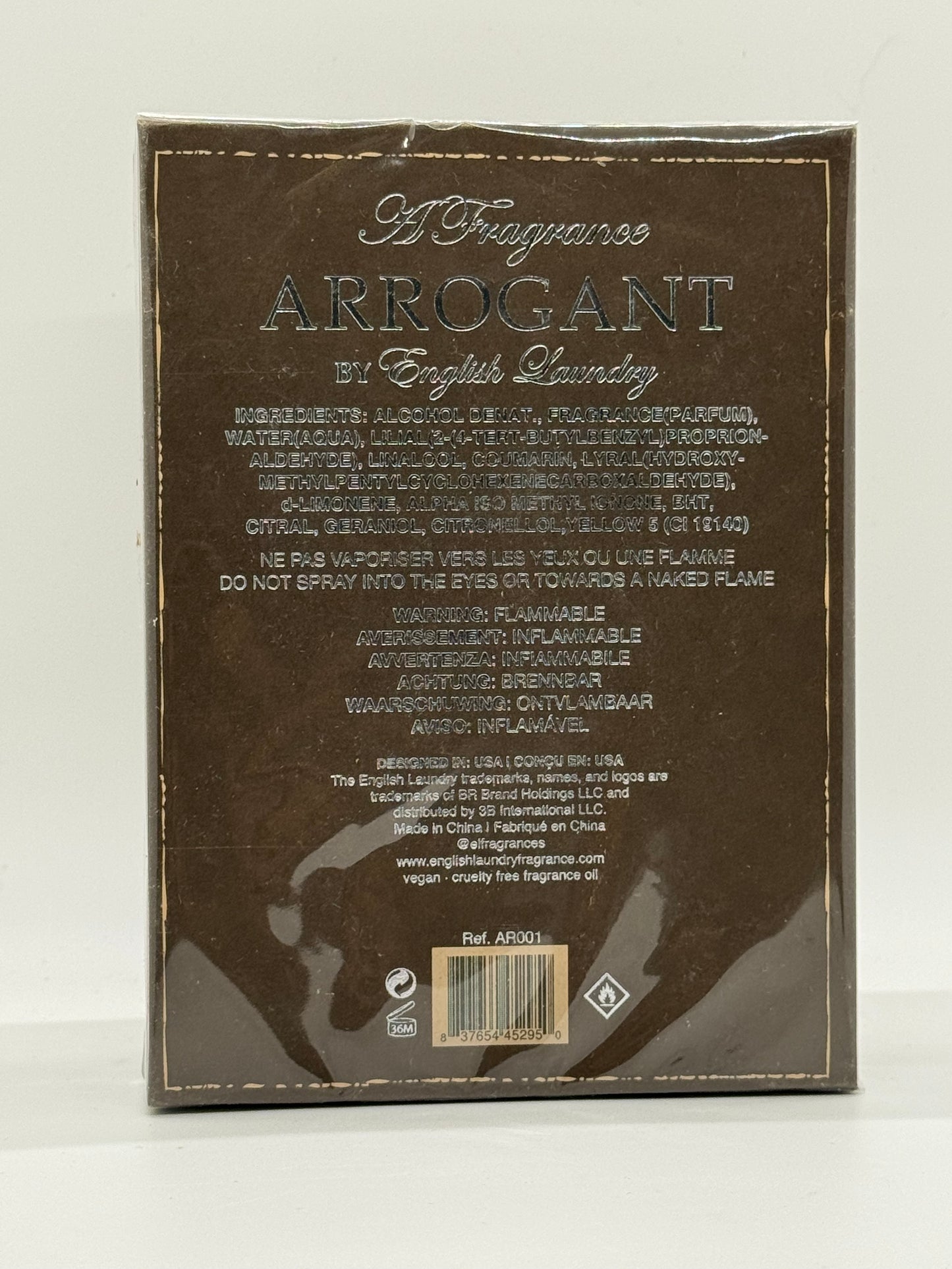 English Laundry Arrogant Eau De Toilette Spray 3.4 Oz/ 100 Ml for Men
