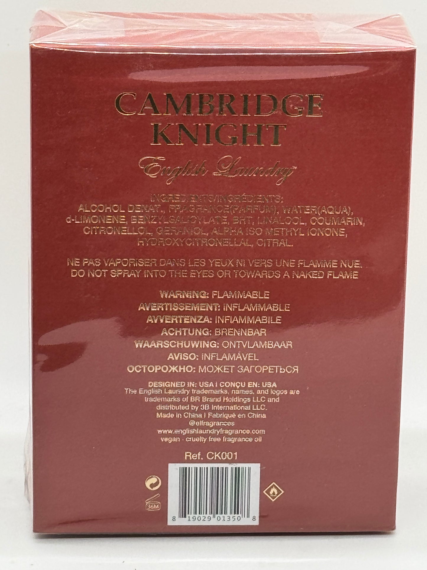English Laundry Cambridge Knight Eau de Parfum, 3.4 Fl Oz