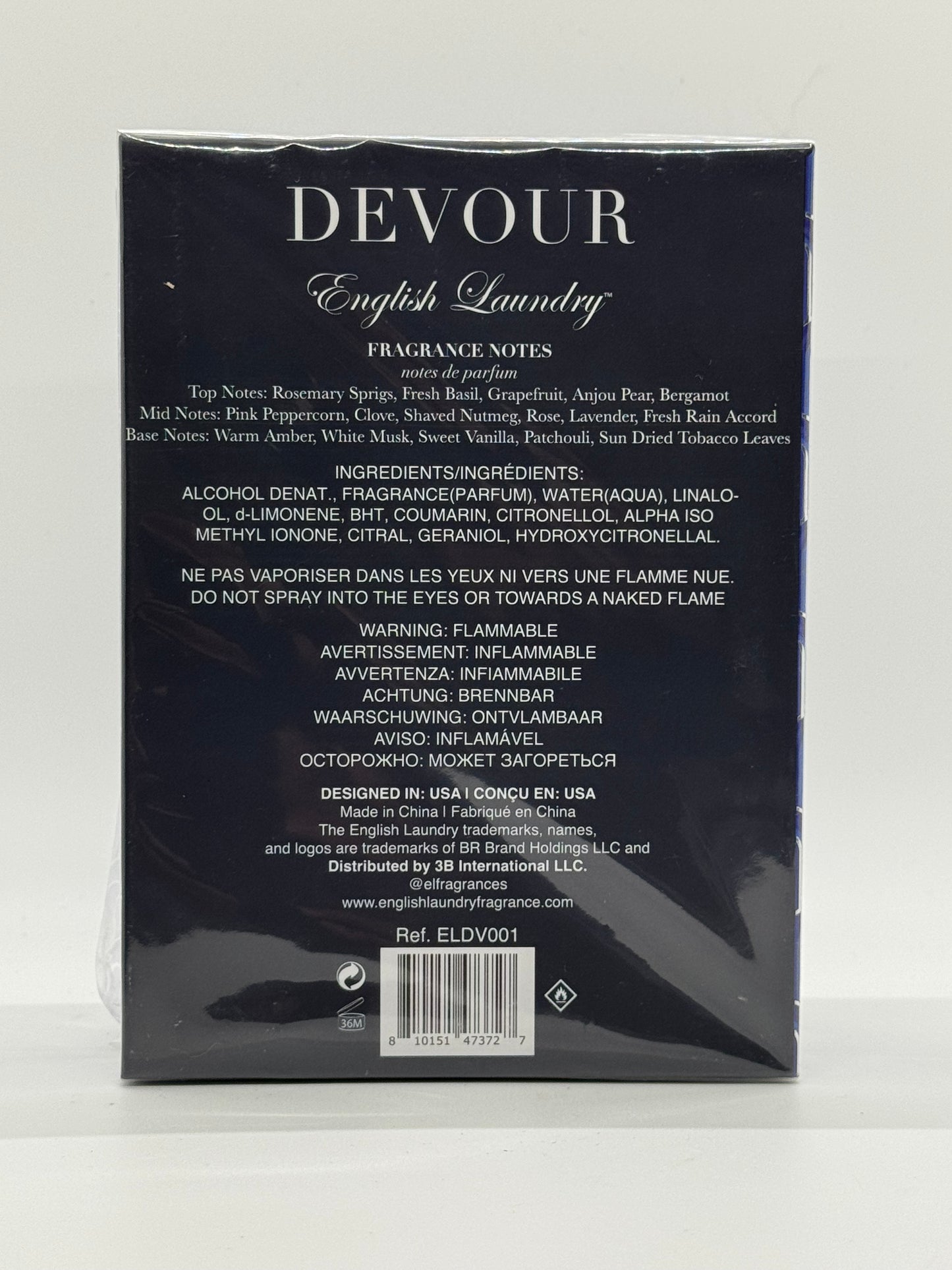 Devour Eau de Parfum for Him, 3.4 fl. oz., by English Laundry
