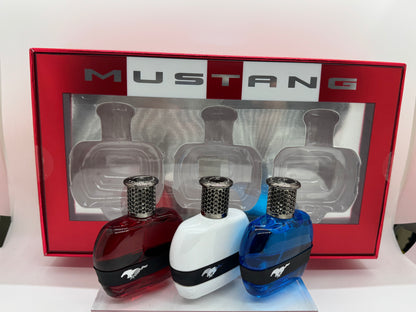 Mustang Gift Set EDT Red + White + Blue