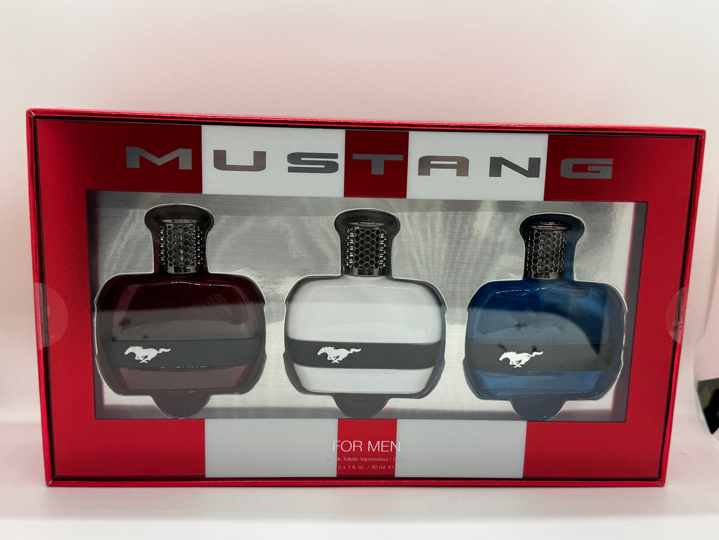 Mustang Gift Set EDT Red + White + Blue