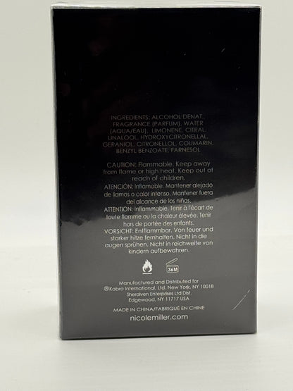 Nicole Miller Black by Nicole Miller, 3.4 oz EDT Spray for Men