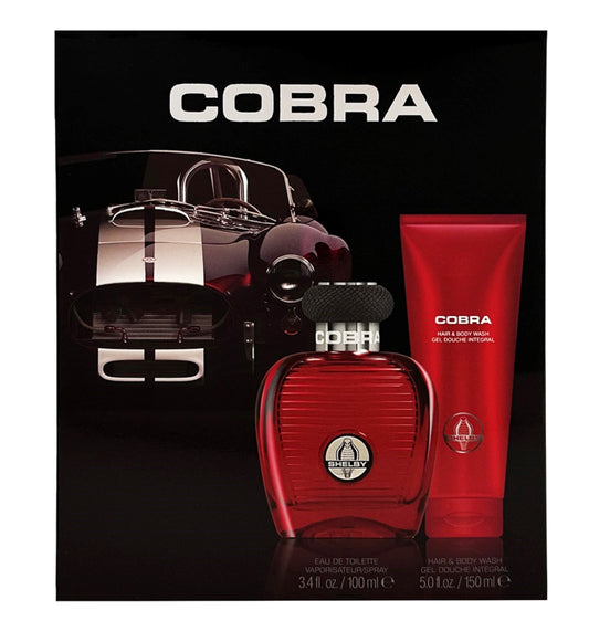 Shelby Cobra Red EDT + Hair and Body Wash