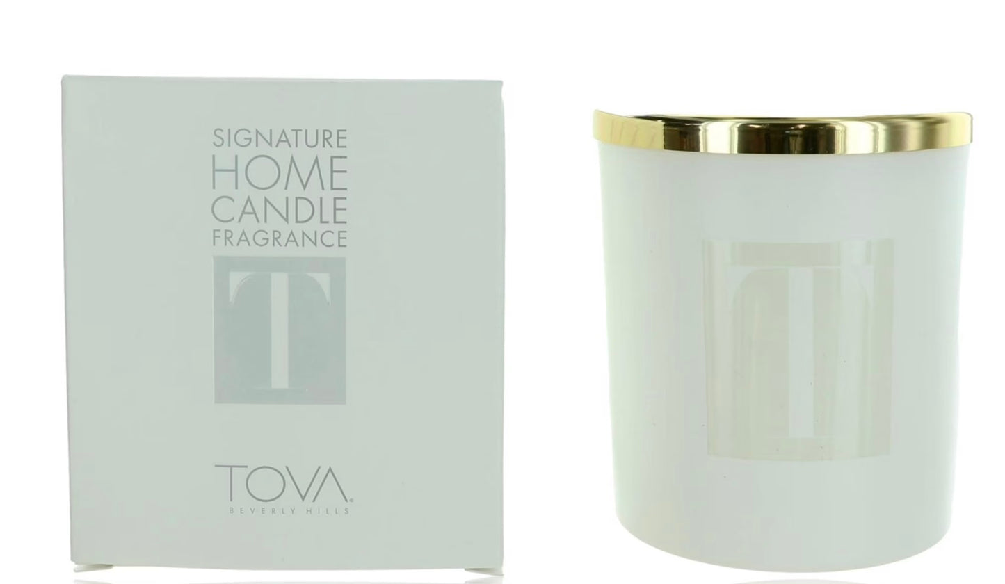 Tova Signature Home Candle by Tova, 8oz Soy Blend Candle - Tova Signature