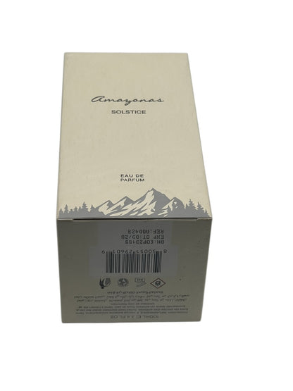 Paradime Enterprise LLC Atralia Amazonas Solstice Eau de Parfum box featuring mountain graphic and product details