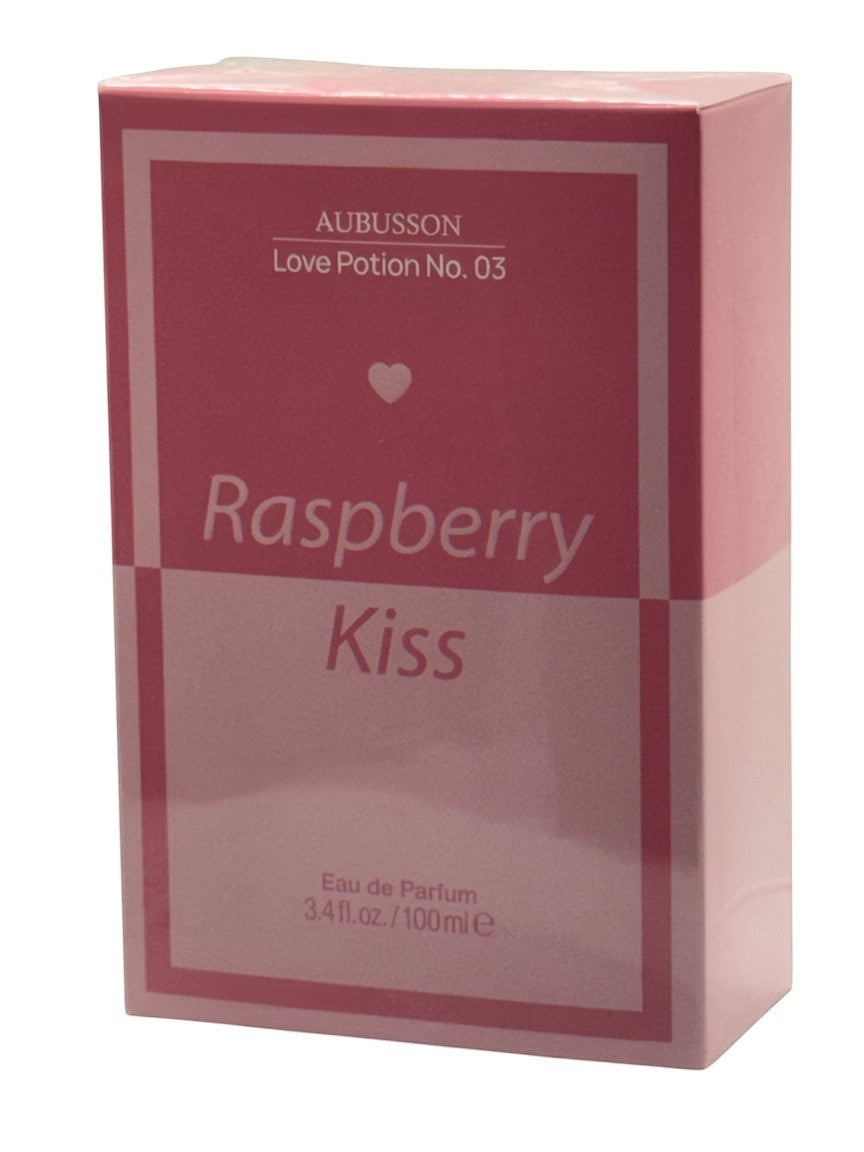 Paradime Enterprise LLC Aubusson Love Potion No. 03 Raspberry Kiss Eau de Parfum 3.4 oz pink fragrance box