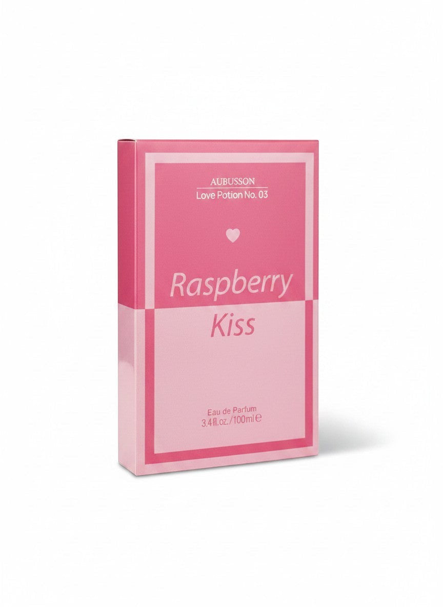 Paradime Enterprise LLC Aubusson Love Potion No. 03 Raspberry Kiss eau de parfum box in pink and white