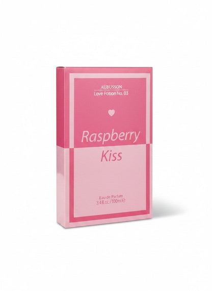 Paradime Enterprise LLC Aubusson Love Potion No. 03 Raspberry Kiss eau de parfum box in pink and white