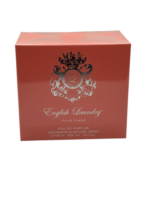 Paradime Enterprise LLC English Laundry Signature pour Femme eau de parfum spray in a coral red box