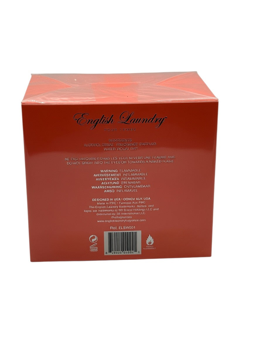 Paradime Enterprise LLC English Laundry Signature pour Femme perfume box in red with white text details