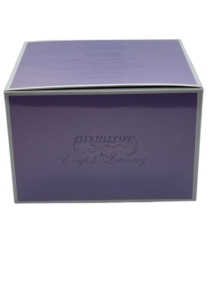 Paradime Enterprise LLC English Laundry Primrose perfume box in purple with elegant branding on a white background