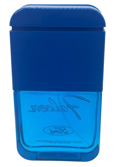 Paradime Enterprise LLC Ford Legacy Falcon 3.4 oz Eau de Toilette in a vibrant blue glass bottle with a matching cap.