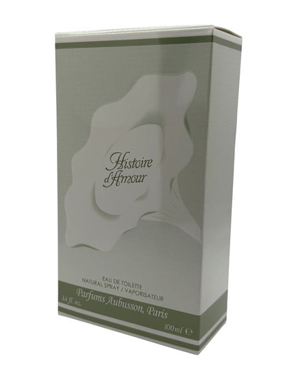Paradime Enterprise LLC Histoire D'Amour by Aubusson women's eau de toilette 3.4 oz perfume box in sage green