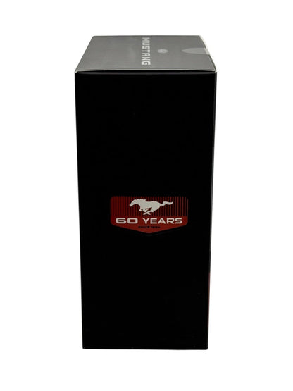 Paradime Enterprise LLC Mustang 60 Years limited edition fragrance gift set box in black with red logo branding.