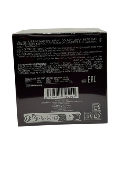 Back of Paradime Enterprise LLC Pepe Jeans London Addictive Indulgence perfume box showing ingredients and barcode