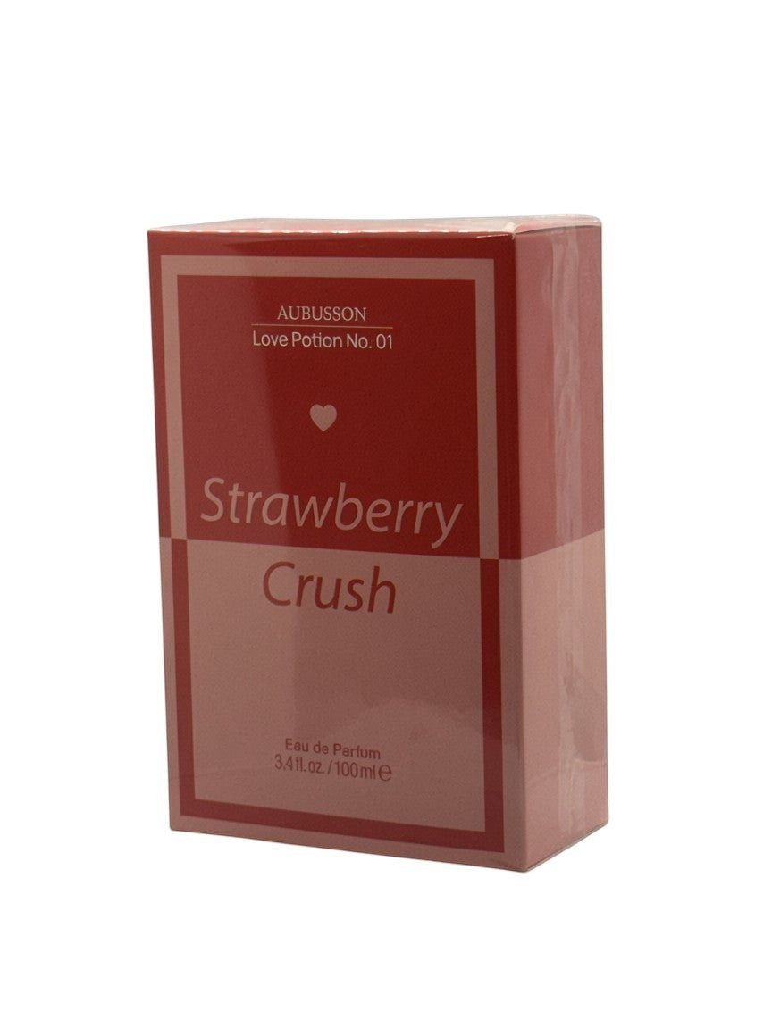 Paradime Enterprise LLC Aubusson Love Potion No.01 Strawberry Crush eau de parfum 3.4 oz box in pink and red